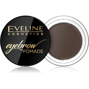 Eveline Cosmetics Eyebrow Pomade pomáda na obočie s aplikátorom odtieň Dark Brown 12 ml