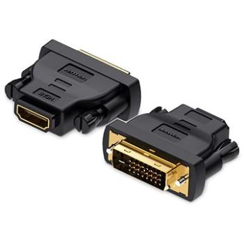 Vention DVI (24 + 1) Male to HDMI Female Adapter Black (ECDB0)