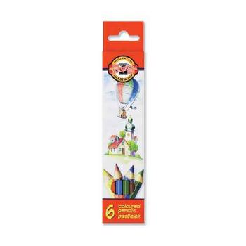 KOH-I-NOOR Ceruzky farebné, 6 kusov/balenie