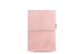 Filofax Domino Soft A6 týždenný 2023 pastelový ružový