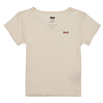 Levis  LVG HER FAVORITE TEE  Tričká s krátkym rukávom Béžová