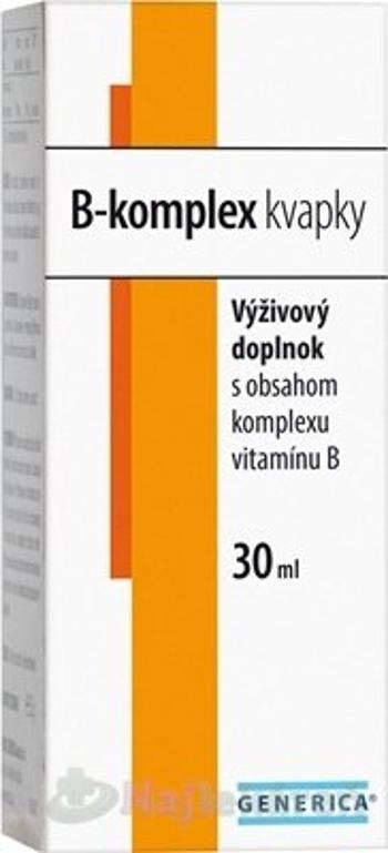 GENERICA B-komplex kvapky, 30 ml