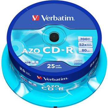 VERBATIM CD-R 80 52x CRYST. spindl 25pck/BAL (43352)