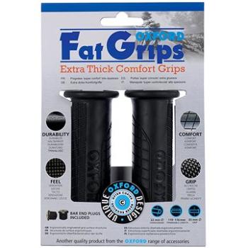 OXFORD gripy Fat grips,  (čierna guma, tvrdosť gumy medium, pár) (M003-97)