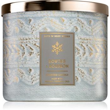 Bath & Body Works Bowties & Bourbon vonná sviečka 411 g