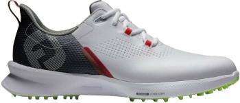 Footjoy FJ Fuel Mens Golf Shoes White/Navy/Lime 42