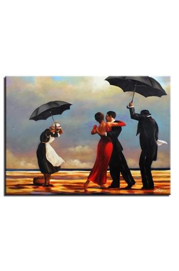 Reprodukcia maľovaná olejom Jack Vettriano "Śpiewający kamerdyner"