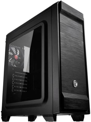 Raijintek ARCADIA II midi tower PC skrinka, herné puzdro čierna 1 predinštalovaný ventilátor, bočné okno, prachový filte