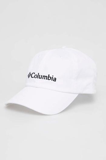 Šiltovka Columbia biela farba, s nášivkou