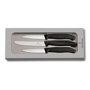 Victorinox súprava nožov na zeleninu 3 ks Swiss Classic plast čierny (6.7113.3G)