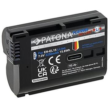 PATONA batéria pre Nikon EN-EL15C 2250mAh Li-Ion Platinum USB-C nabíjanie (PT1363)