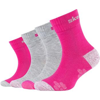 Skechers  4PPK Wm Mesh Ventilation Glow Socks  Ponožky Ružová