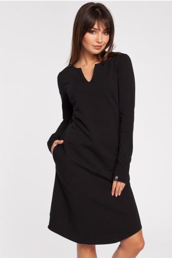 Čierne šaty BE 017