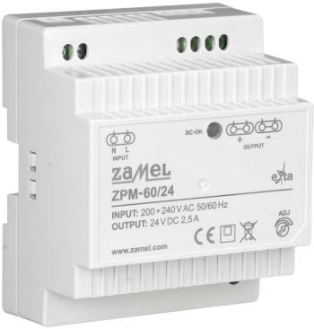 Zamel ZPM-60/24 napájací zdroj  24 V 2.5 A 100 W 1 x