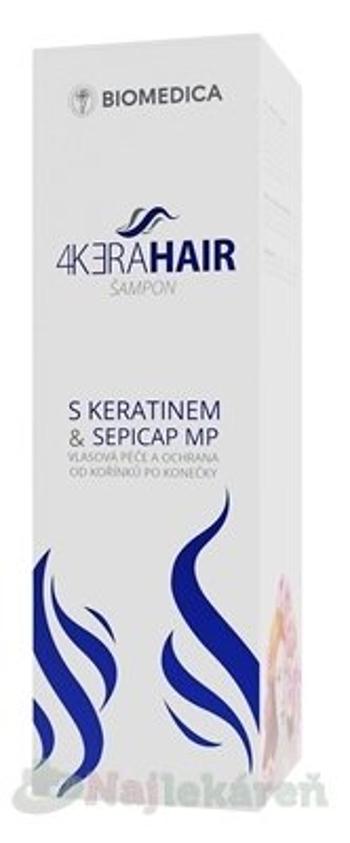 BIOMEDICA 4KERAHAIR Šampón s keratínom & Sepicap MP 210 ml