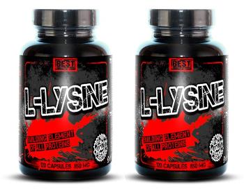 1+1 Zadarmo: L-Lysine od Best Nutrition 120 kaps. + 120 kaps.