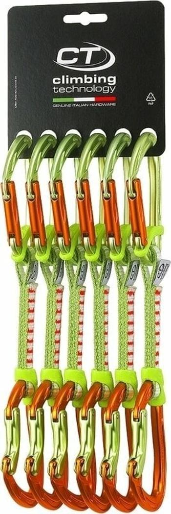 Climbing Technology Nimble Fixbar Set DY Pack of 6 Quickdraws Green/Orange 12 cm