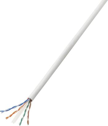 TRU COMPONENTS 1571464 sieťový kábel ethernetový CAT 6 U/UTP 4 x 2 x 0.27 mm² biela 25 m