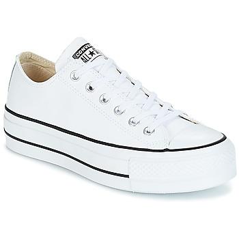 Converse  Nízke tenisky CHUCK TAYLOR ALL STAR LIFT CLEAN OX LEATHER  Biela