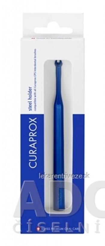 CURAPROX UHS 475 oceľový držiak modrý 1x1 ks