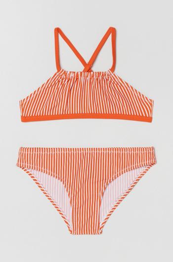 Dvojdielne detské plavky OVS oranžová farba