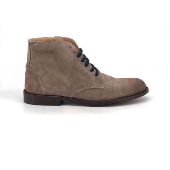 Duca Di Morrone  Saverio - Suede Gray  Čižmy Hnedá