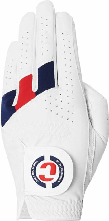 Duca Del Cosma Men's Hybrid Pro Brompton Golf Glove LH White/Navy/Red M/L