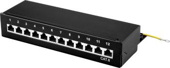 Renkforce  12 portů sieťový Patchbox CAT 6 1 U