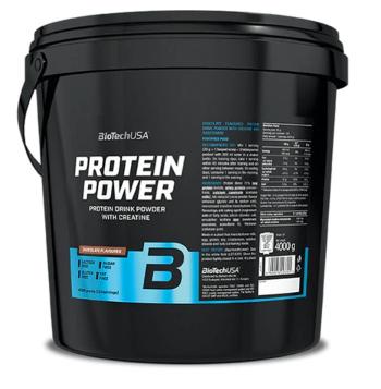 BioTechUSA PROTEIN POWER jahoda-banán 4000 g