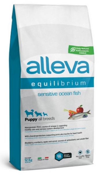 Alleva SP EQUILIBRIUM dog puppy sensitive all breeds ocean fish 12kg