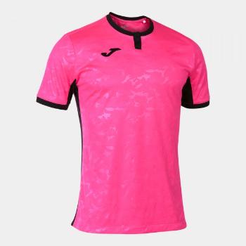 TOLETUM II T-SHIRT FLUOR PINK-BLACK S/S 6XS-5XS