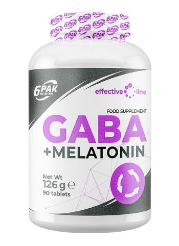 GABA + Melatonin - 6PAK Nutrition 90 tbl.