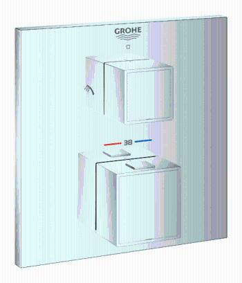 Termostat Grohe Grohtherm Cube bez podomietkového telesa chróm 24154000