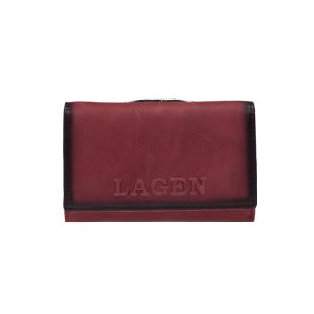 Lagen Dámska peňaženka kožená V TPD 36 Červená