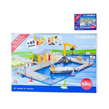 Siku World – nakladací prístav s mólom a člnom (8591864655922)