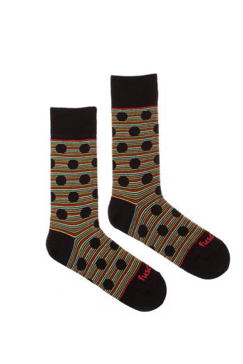 Viacfarebné bodkované ponožky Chameleón