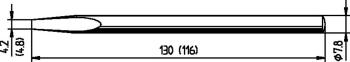 Ersa 082KD spájkovací hrot dlátová forma, ERSADUR Veľkosť hrotov 4.8 mm  obsah, množstvo obsiahnutého obsahu na objednan