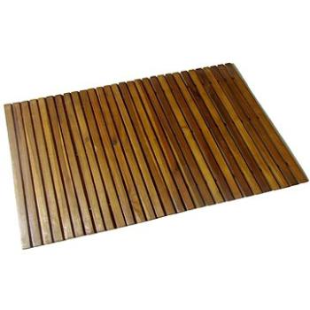 Kúpeľňová predložka z akáciového dreva 80 × 50 cm