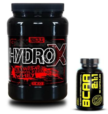 Hydro X + BCAA 2:1:1 Zadarmo od Best Nutrition 1000 g + 120 kaps. Čokoláda