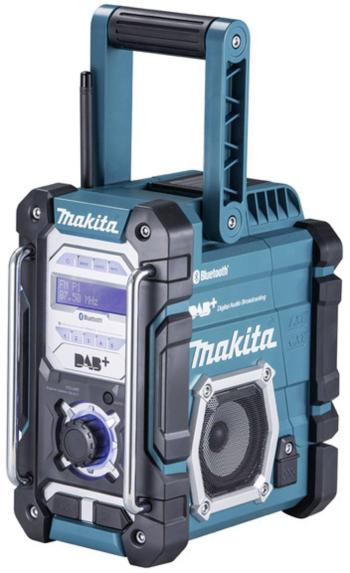 Makita DMR112 odolné rádio DAB+, FM AUX, Bluetooth, USB  odolné proti striekajúcej vode tyrkysová, čierna