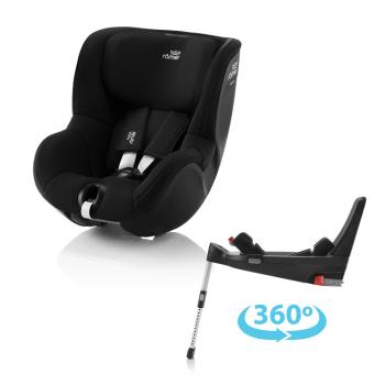 BRITAX RÖMER Autosedačka Dualfix 3 i-size Bundle Flex 5Z (61-105 cm) Space Black