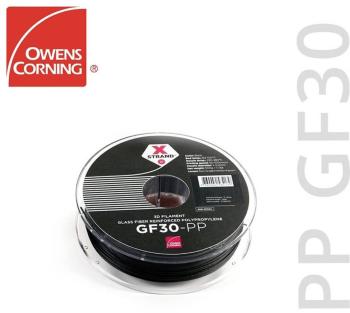 Owens Corning FIXD-PP17-BK0 Xstrand GF30 vlákno pre 3D tlačiarne polypropylén  1.75 mm 500 g čierna  1 ks
