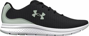 Under Armour Women's UA Charged Impulse 3 Jet Gray/Illusion Green 37,5 Cestná bežecká obuv