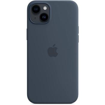 Apple iPhone 14 Plus Silikónový kryt s MagSafe búrkovo modrý (MPT53ZM/A)