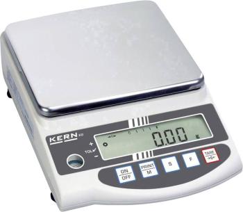 Kern EW 6200-2NM presná váha  Max. váživosť 6.2 kg Rozlíšenie 0.01 g 230 V, napájanie z akumulátora strieborná