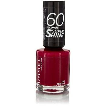 RIMMEL LONDON 60 Seconds Shine Nail Polish 340 Berries And Cream 8 ml (3614220616926)