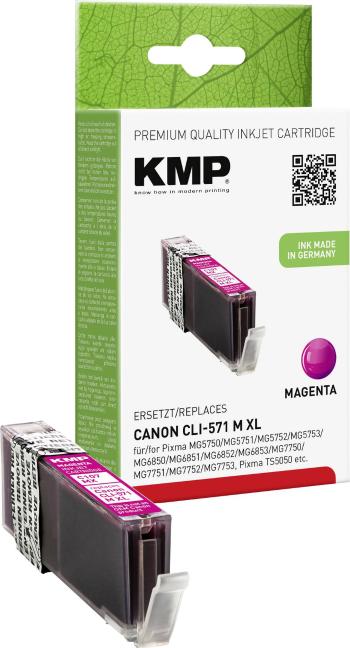 KMP Ink náhradný Canon CLI-571M XL kompatibilná  purpurová C107MX 1569,0006