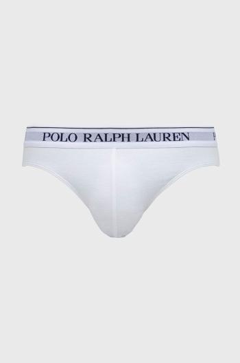Slipy Polo Ralph Lauren pánske, biela farba