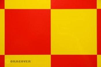 Oracover 691-033-023-002 nažehlovacia fólia Fun 6 (d x š) 2 m x 60 cm žltá, červená