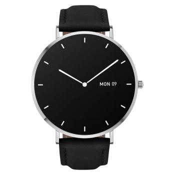 GARETT ELECTRONICS Smartwatch Verona strieborné inteligentné hodinky s čiernym remienkom